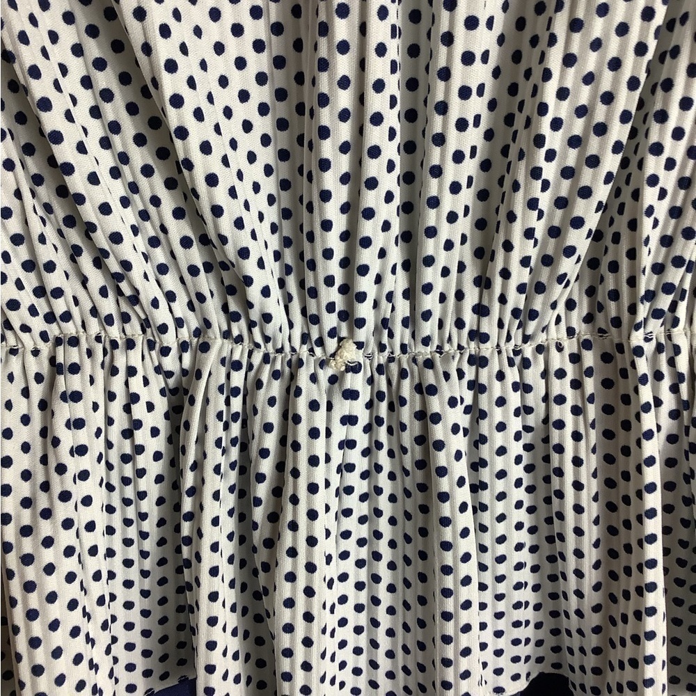 VINTAGE 80’s Union Made in USA Dress Polka Dots Discovery Fashions Small (f) - Picture 2 of 6